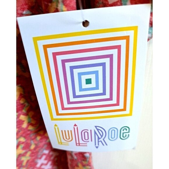 Lularoe Women's M Multicolor "Perfect T" Abstract Print Short Sleeve Top New - Picture 7 of 7